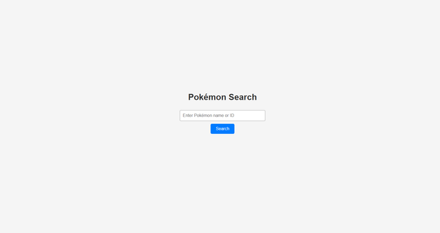 Pokemon Search App